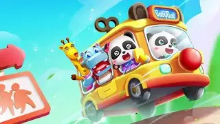Baby Panda school bus game