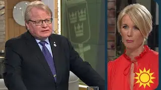 F&ouml;rsvarsministern om nya deep fakes: &rdquo;Finns statsakt&ouml;rer som vill vilseleda&rdquo; - Nyhetsmorgon (TV4)