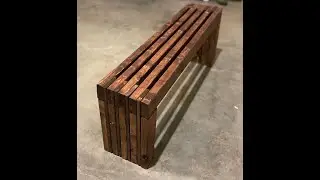 DIY Scandinavian Bench Build For Beginners!