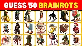 Guess 50 Brainrot Animals in 5 Seconds! | Meme Quiz Challenge
