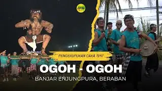 Sang Kala Detya,  Ogoh-ogoh Banjar Enjung Pura Beraban Tanah Lot, Pengerupukan Nyepi Caka 1947