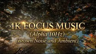 EP 4 : 4K Focus Music (Alpha 10Hz) &ndash; Brown Noise + Ambient | ฟังเสริมสมาธิตอนเรียนหรือทำงาน