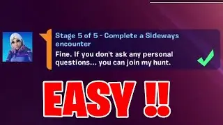 Complete a Sideways encounter Fortnite