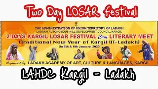 LOSAR & CULTURAL FEST AT KARGIL