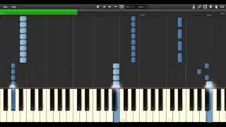 Hardwell - Spaceman - Synthesia - Piano - Tutorial - Easy