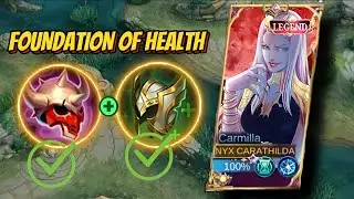 CARMILLA TRY THE EFFECT OF SKY GUARDIAN HELMET+CRIMSON CURSED HELMET THAT GIVES HER OP HP IMMORTAL