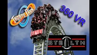 360 VR Video at Thorpe Park - STEALTH the ride - Insta360 X3