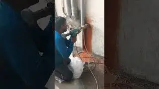 how to make hand core drilling #corecutting #construction #civilengineering @core Cutting Works