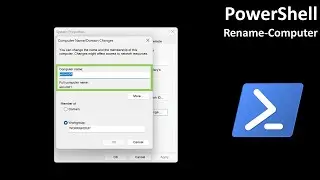 PowerShell: Переименовать компьютер