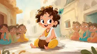 Little Krishna and the Quiet Drum | Moral Story for Kids | Nursery Tale