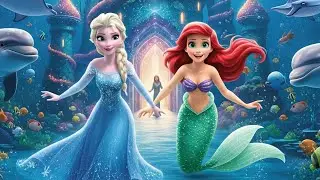 🪅 Frozen & The Little Mermaid: Elsa & Ariel's Magical Ocean Adventure