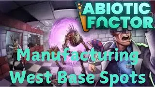 Abiotic Factor Dark Energy: Manufacturing West Best Base Locations
