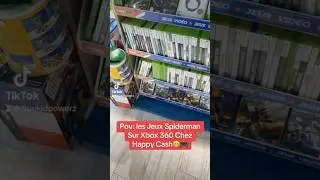 Les Jeux Spiderman Sur Xbox360 Chez Happy Cash😁🎮#pov #vlog #xbox #spiderman