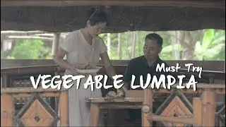 Korean Family Enjoys Lumpiang Gulay in Philippine Countryside |  Filipino Food Vegetable Lumpia