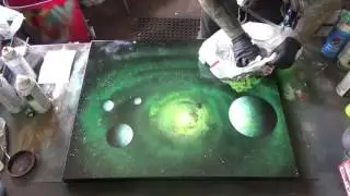 THE PORTAL Amazing spray art by Markus Fussell