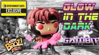 X-Men Gambit Glow-in-the-Dark Pop! Out of the box in 4k ULTRA HD