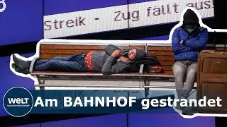 BAHNSTREIK sorgt f&uuml;r CHAOS: Frust mit Verst&auml;ndnis &ndash; Bahnreisende und Pendler an Bahnh&ouml;fen gestrandet