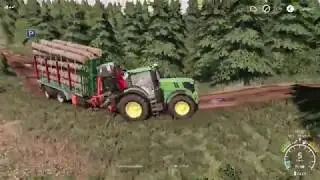 Load wood, Farming Simulator 19 Holmakra 2020