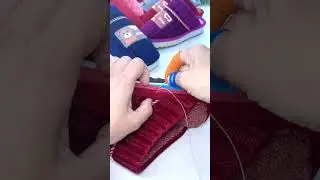 Shoe sewing tutorial video #Hook shoes novice teaching video #Make shoes with care #Sewing cotton s