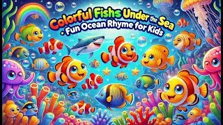 Colorful Fishes Under the Sea l Fun Ocean Rhyme for Kids @LearnFunSpot1