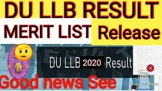 DU LLB RESULT 2020 OUT/DU LLB MERIT LIST 2020/DU LLB ENTRANCE RESULT/DU LLB RESULT/DU LLB RESULT OUT