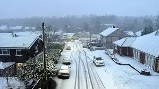 Temp&ecirc;te Goretti frappe le Royaume-Uni : vents violents, neige, des milliers de foyers sans courant
