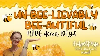 Cute as a BEE diy home decor pieces to liven up your home! Budget friendly with dollar tree supplies