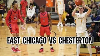 EAST CHICAGO CENTRAL VS CHESTERTON , EC PULLS AWAY IN SECOND HALF !!