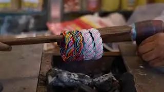 Nayyer Bangles Jaipur live bangle making