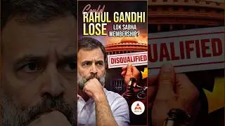 😱Big Shock to Rahul Gandhi? Lok Sabha Membership Explained ⚖️ | Amigos IAS Academy