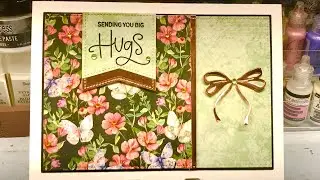 Let's Make a 5x7 Card - SSS Feb 2025 Card Kit Unboxing - and Creating One Card