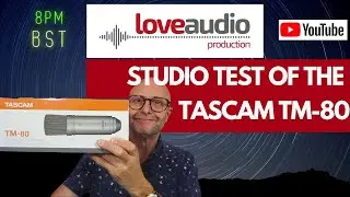 LIVE STUDIO TEST OF THE TASCAM TM-80 CONDENSER MIC - We compare mics!