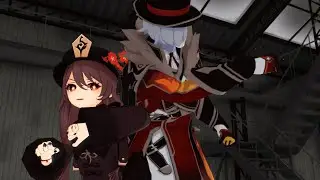 [MMD/Genshin Impact] Hutao attacks Fatui Skirmishes!