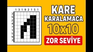 Kare Karalamaca 10x10 Zeka Oyunu | Yeni İpu&ccedil;larıyla Zor Seviye!