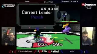 Smash @ TTH - [62-Bit]Bladewise (Peach) Vs. Oreo (Falco) (Grand Finals) - Melee