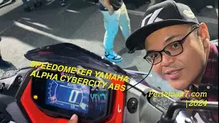 Review Speedometer Yamaha Aerox Alpha CyberCity 2025 ABS Tachometer #aeroxalpha #aeroxcybercity