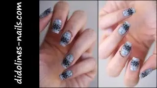 Sweater Nails (Flocking Powder and stamping!)
