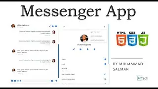 Messenger App using HTML, CSS and JS Coming Soon