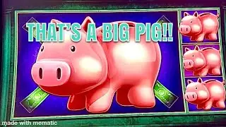 WOW! ONE HUGE PIG ON PIGGY BANKIN&rsquo; SLOTS! MUST SEE THESE BONUSES AT THE MONTREAL CASINO!