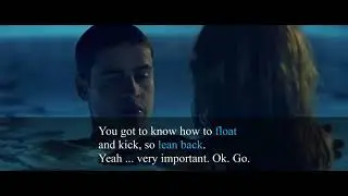 Learn English with Movies (Lesson 10) Swimfan (2002) - Swim Lessons Scene