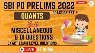 SBI PO PRE 2022 QUANT PRACTICE SETS || By Singhsir || SET - 03