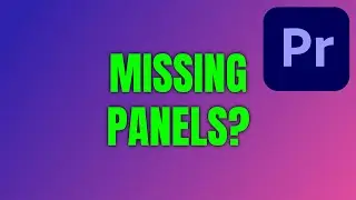 Fix Missing Effect Controls Panel in Premiere Pro