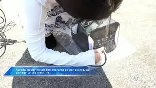 Moveable solar panel and power bank