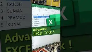 👀🙄Advance Excel Trick 👀Excel Table benefits #shorts #ytshorts #ytviral #excel