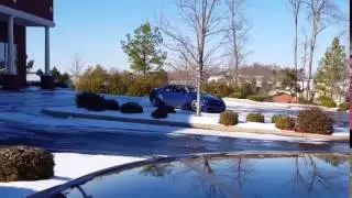 Stanced G35 Snow Drift