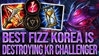 BEST FIZZ KOREA IS DESTROYING KR CHALLENGER! | High Elo Replays