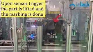 High-speed marking - CO2 Laser Marker - integrated with conveyor system