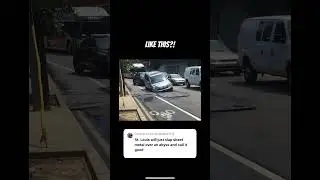 Road plate fail! #fypシ゚viral #trending #viral