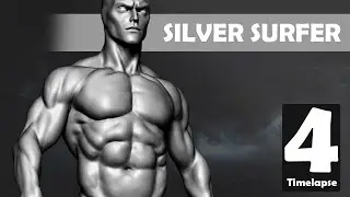 SILVER SURFER | Zbrush Sculpt Timelapse 4 | Sergio Hualde