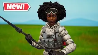New SNOW STEALTH SLONE Skin in Fortnite | January Crew Pack | Gameplay & Review
